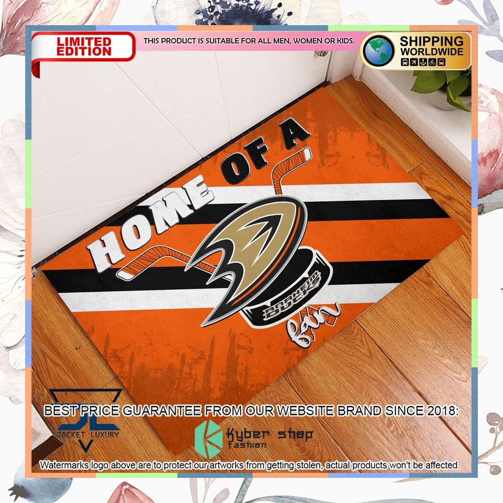 Home Of A Anaheim Ducks Fan Doormat 4 Home Of A Anaheim Ducks Fan Doormat word1