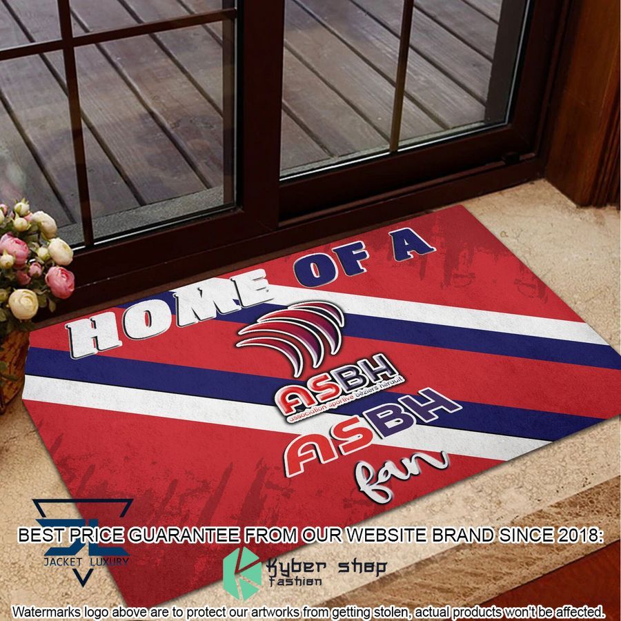 Home Of A AS Beziers Herault Fan Doormat