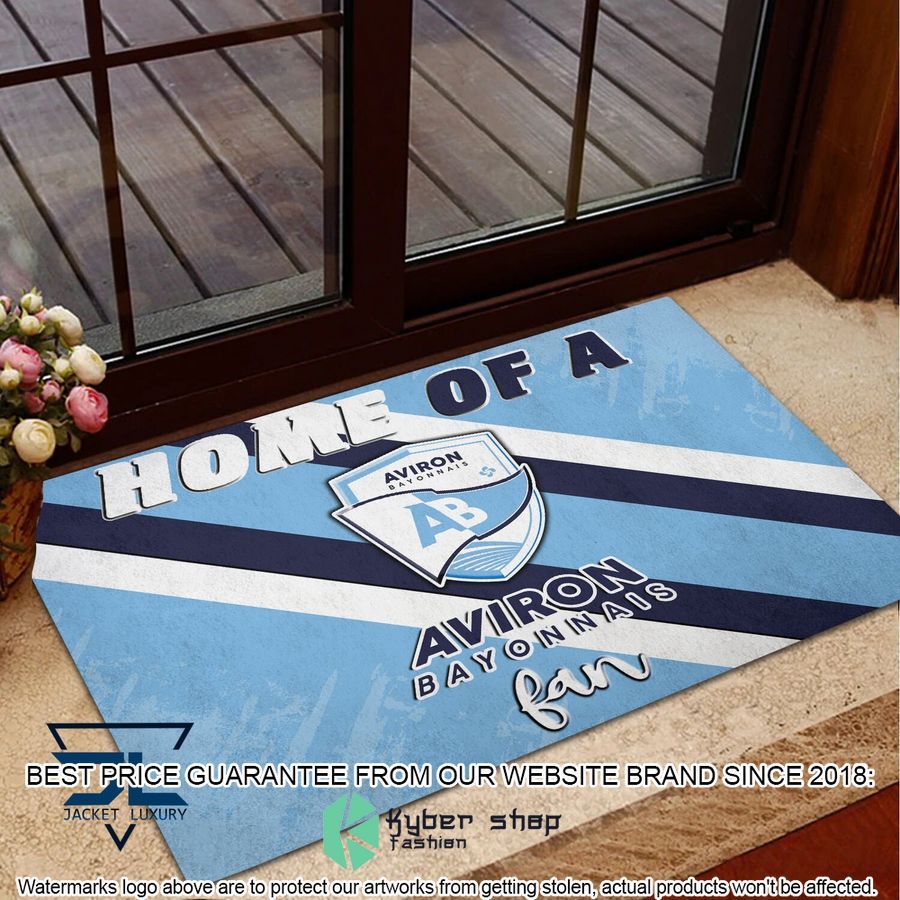 Home Of A Aviron Bayonnais Fan Doormat