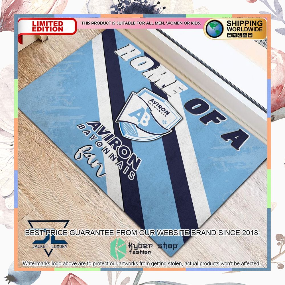 Home Of A Aviron Bayonnais Fan Doormat 5 Home Of A Aviron Bayonnais Fan Doormat word2