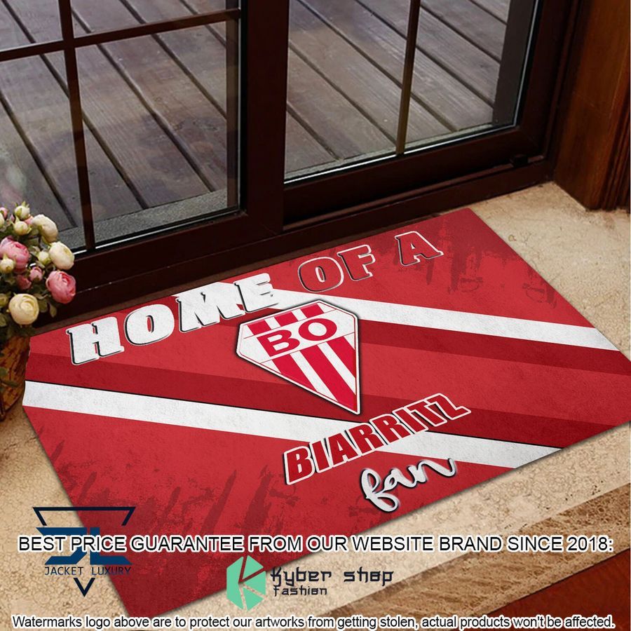 Home Of A Biarritz Olympique Fan Doormat