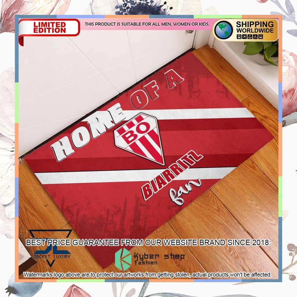 Home Of A Biarritz Olympique Fan Doormat 4 Home Of A Biarritz Olympique Fan Doormat word2