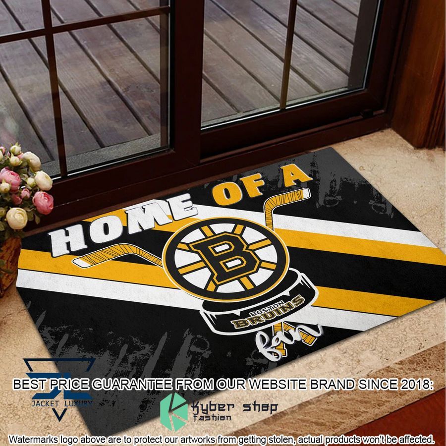 Home Of A Boston Bruins Fan Doormat