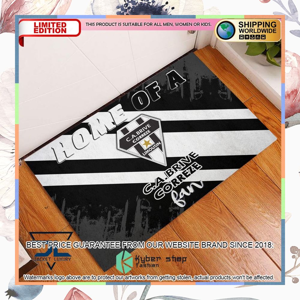 Home Of A CA Brive Fan Doormat 4 Home Of A CA Brive Fan Doormat word3
