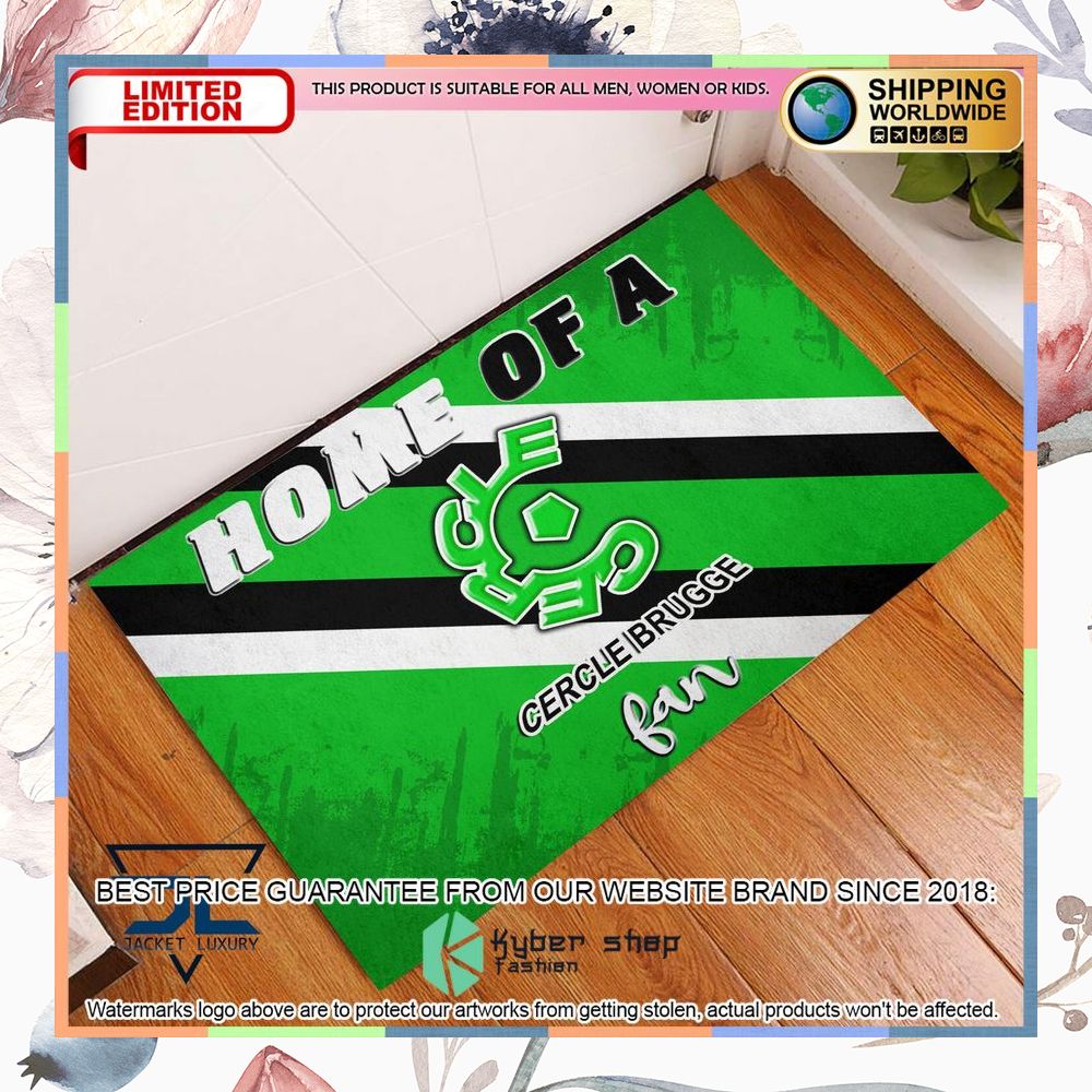 Home Of A Cercle Brugge K.SV Fan Doormat 4 Home Of A Cercle Brugge K.SV Fan Doormat word3