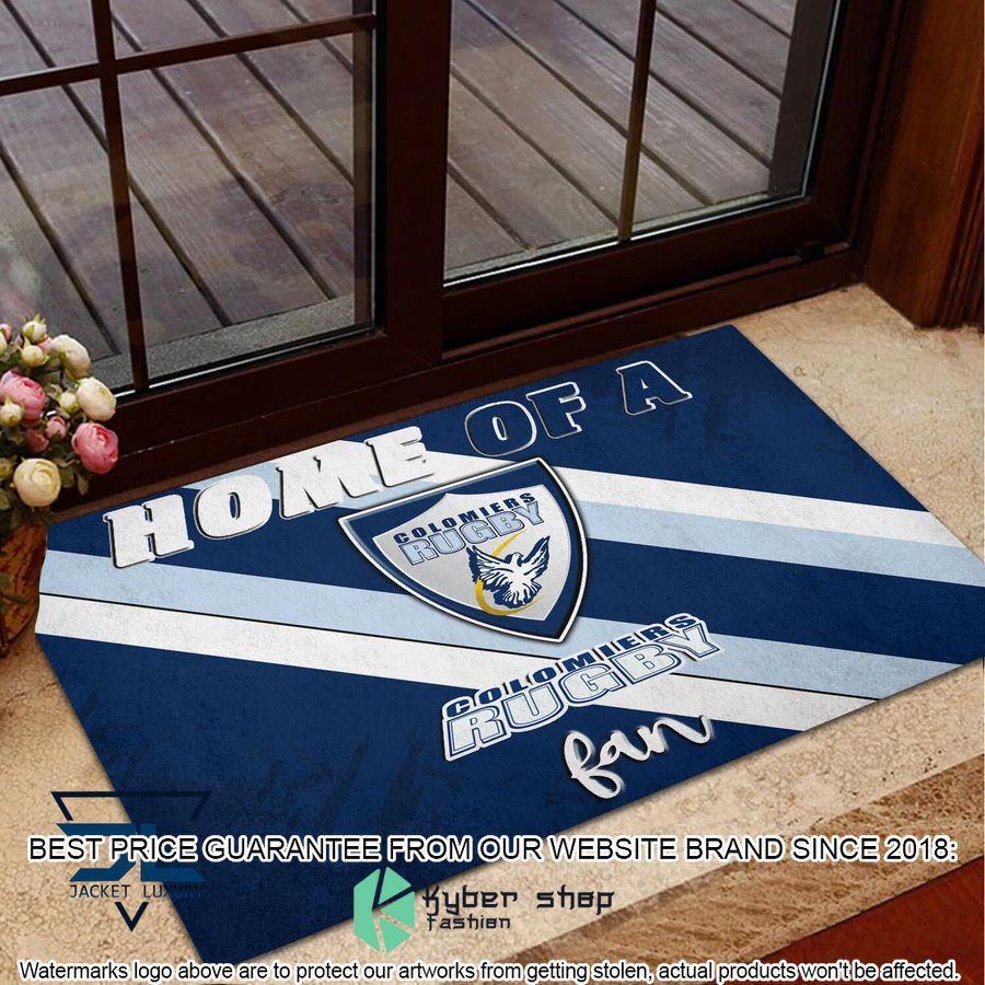 Home Of A Colomiers rugby Fan Doormat