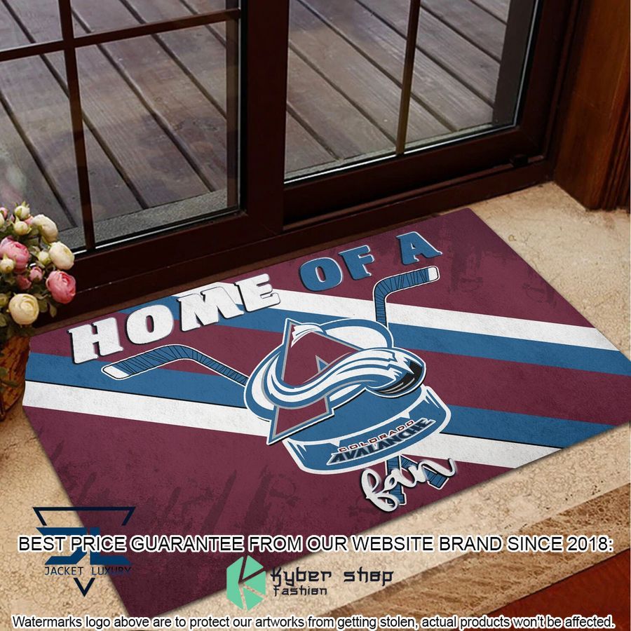 Home Of A Colorado Avalanche Fan Doormat