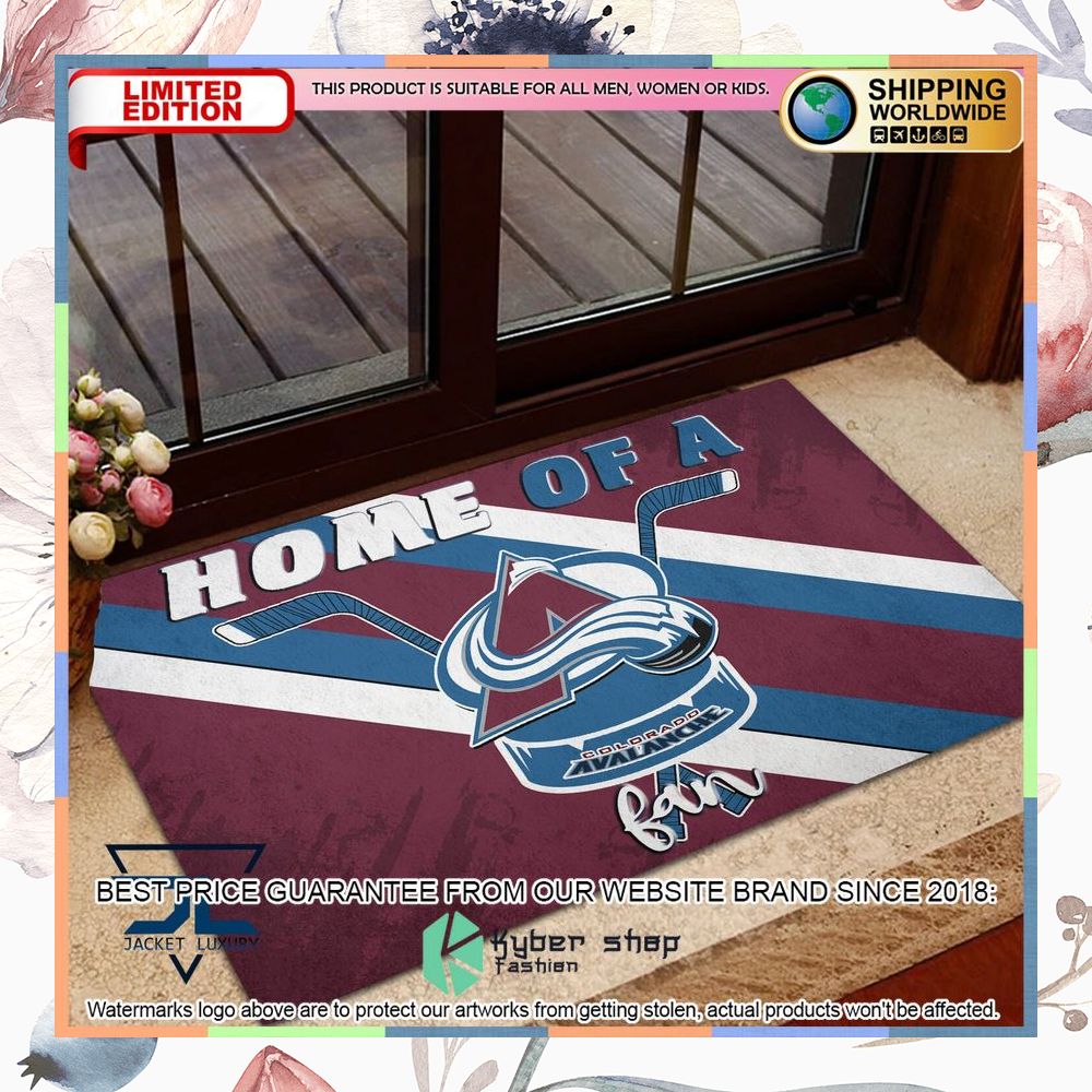 Home Of A Colorado Avalanche Fan Doormat 3 Home Of A Colorado Avalanche Fan Doormat word3