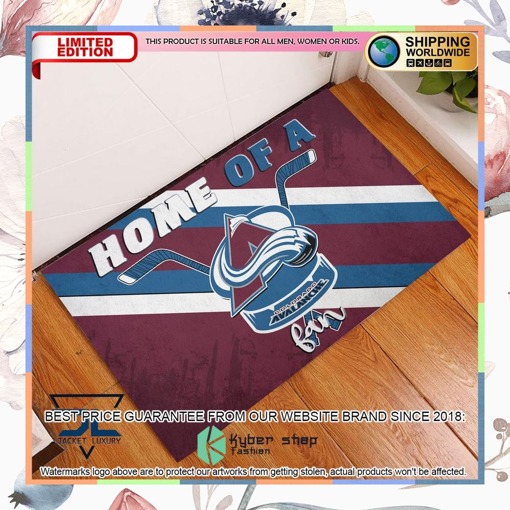 Home Of A Colorado Avalanche Fan Doormat 4 Home Of A Colorado Avalanche Fan Doormat word3