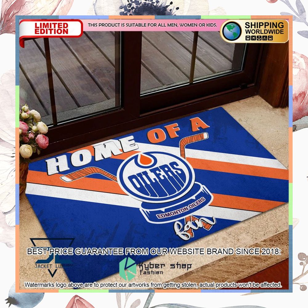 Home Of A Edmonton Oilers Fan Doormat 3 Home Of A Edmonton Oilers Fan Doormat word1
