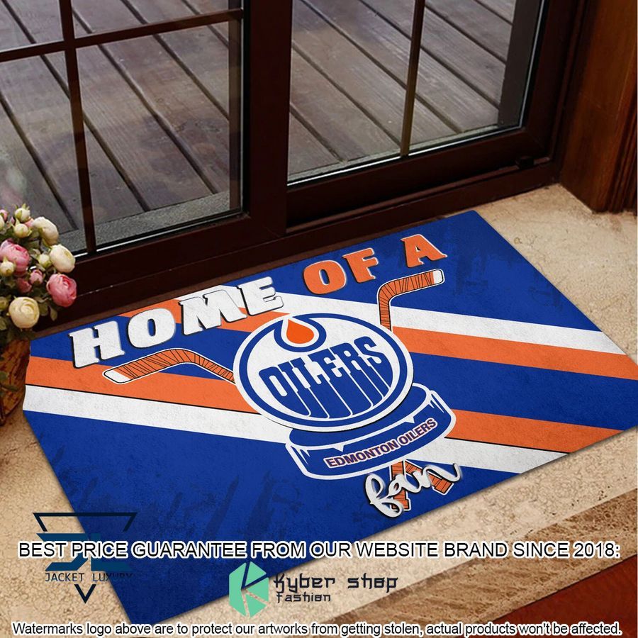 Home Of A Edmonton Oilers Fan Doormat
