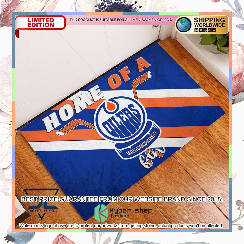 Home Of A Edmonton Oilers Fan Doormat 4 Home Of A Edmonton Oilers Fan Doormat word1