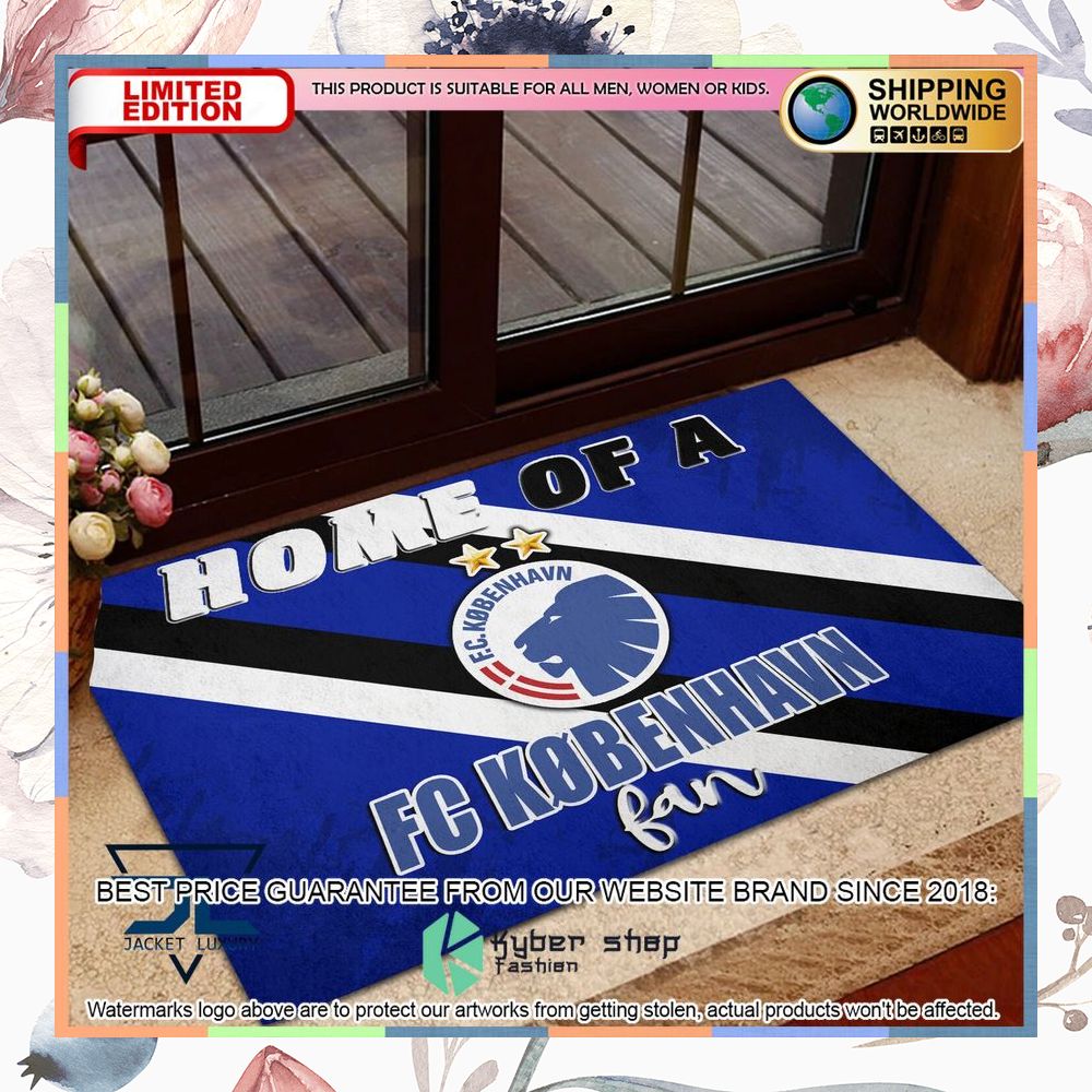 Home Of A F.C. Kobenhavn Fan Doormat 3 Home Of A F.C. Kobenhavn Fan Doormat word1