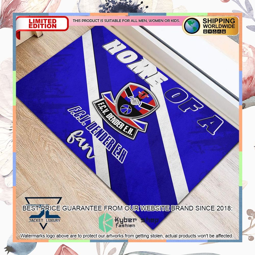 Home Of A F.C.V. Dender E.H Fan Doormat 4 Home Of A F.C.V. Dender E.H Fan Doormat word2