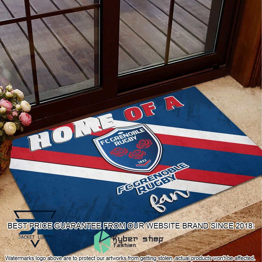 Home Of A FC Grenoble Rugby Fan Doormat