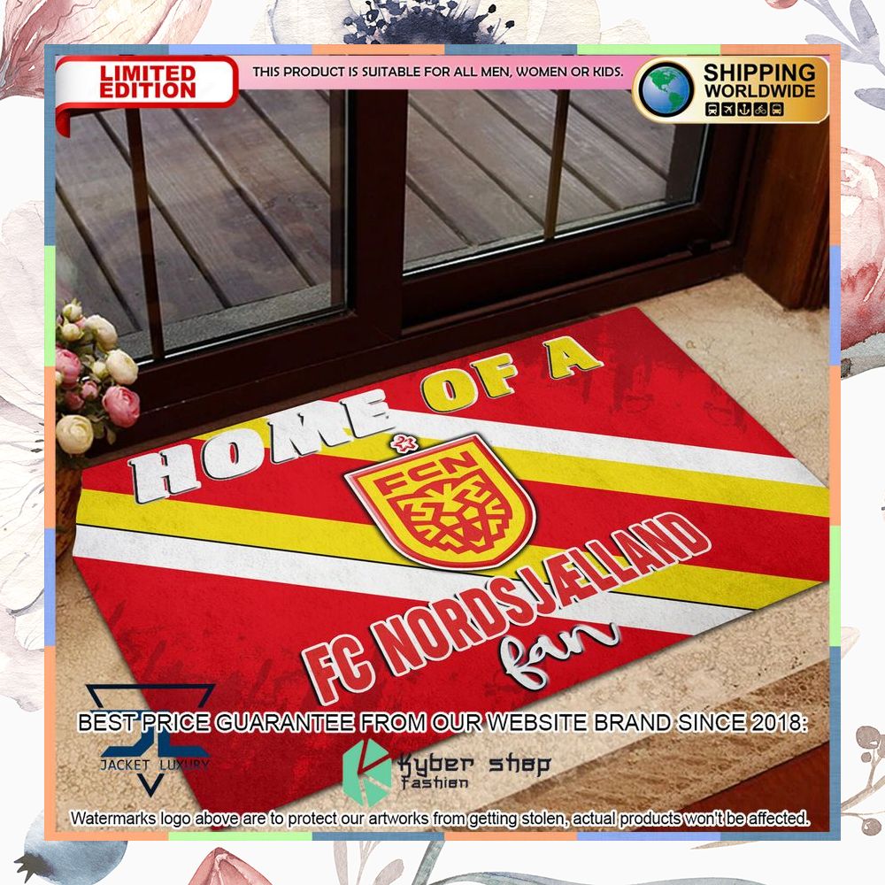 Home Of A FC Nordsjaelland Fan Doormat 4 Home Of A FC Nordsjaelland Fan Doormat word3