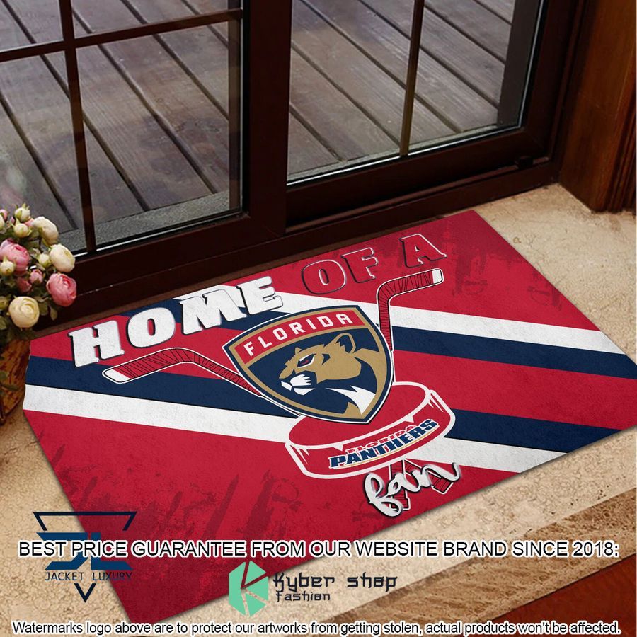 Home Of A Florida Panthers Fan Doormat