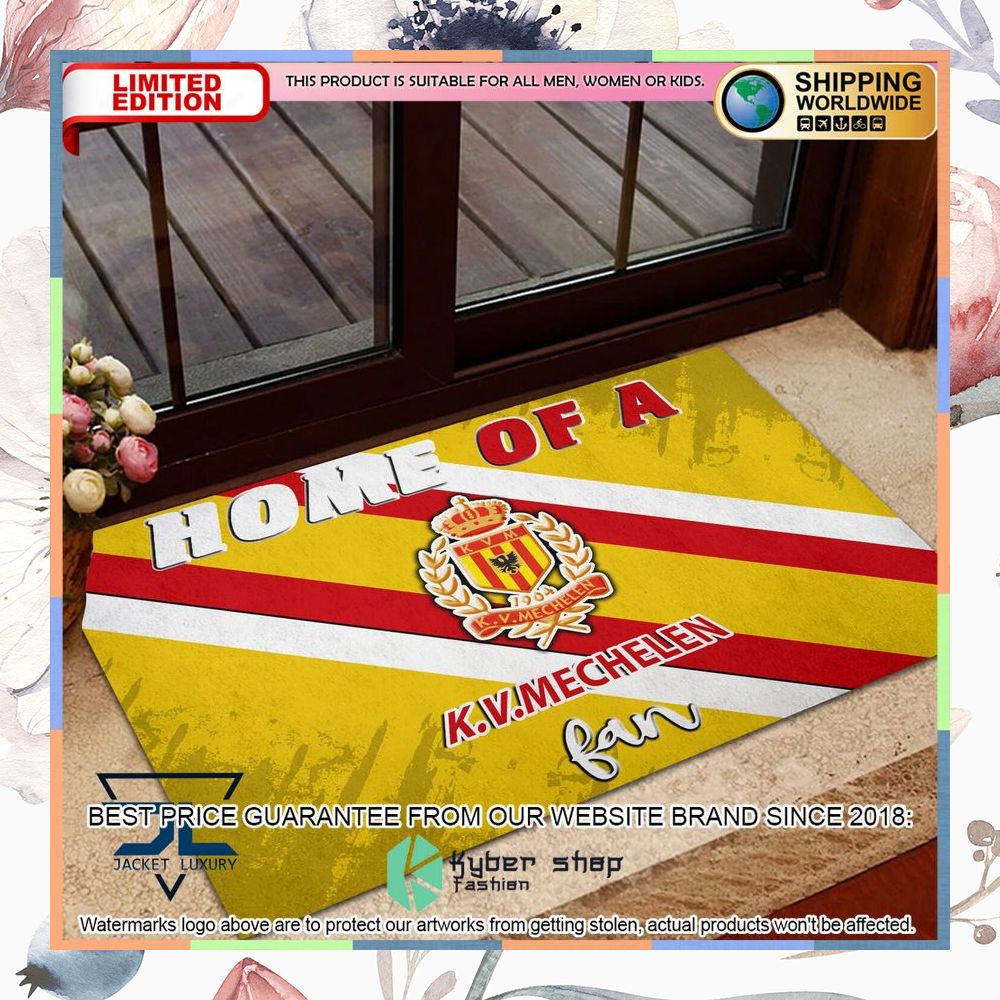 Home Of A K.V. Mechelen Fan Doormat 3 Home Of A K.V. Mechelen Fan Doormat word1
