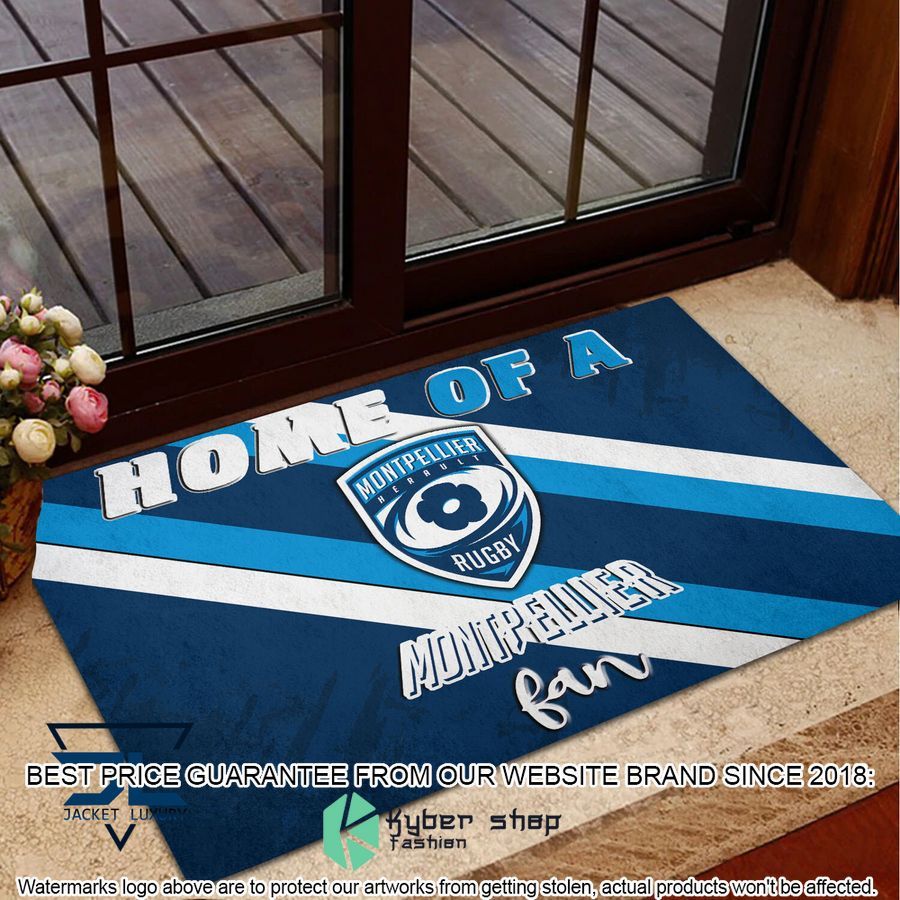 Home Of A Montpellier Herault Rugby Fan Doormat
