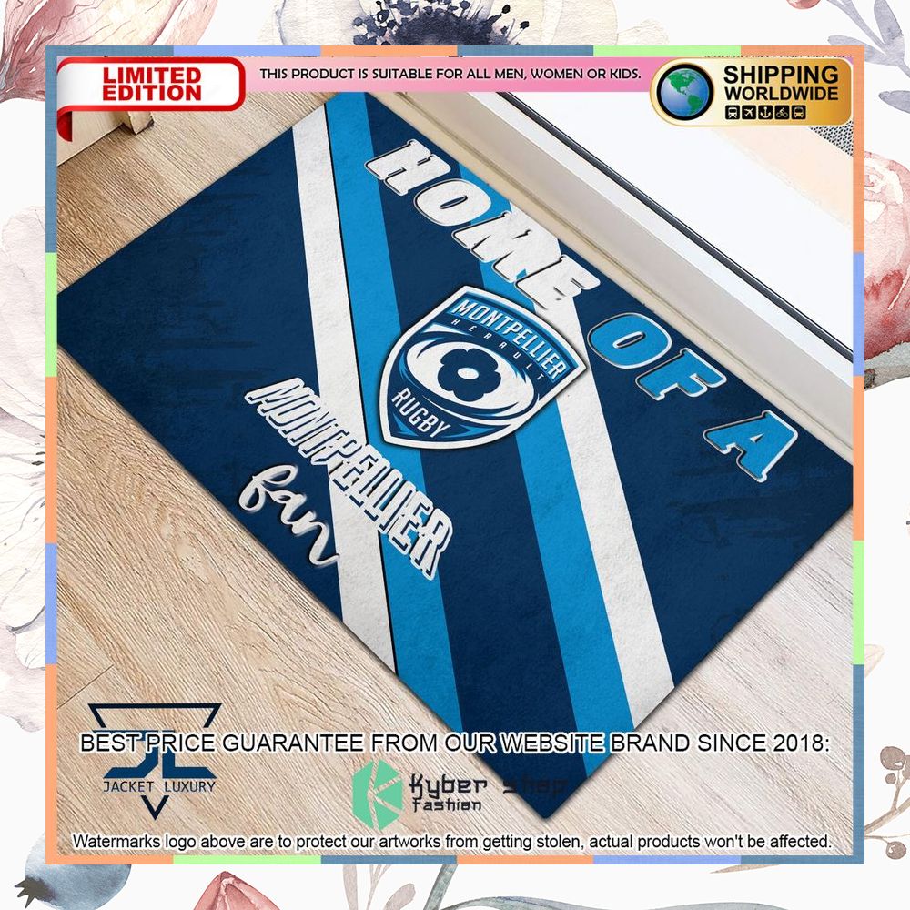 Home Of A Montpellier Herault Rugby Fan Doormat 4 Home Of A Montpellier Herault Rugby Fan Doormat word3