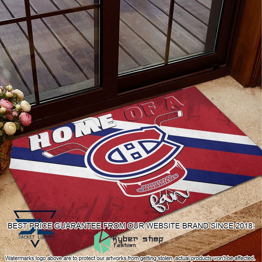 Home Of A Montreal Canadiens Fan Doormat