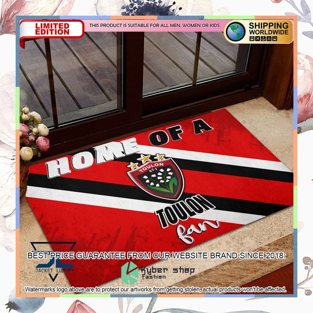 Home Of A RC Toulonnais Fan Doormat 4 Home Of A RC Toulonnais Fan Doormat word3