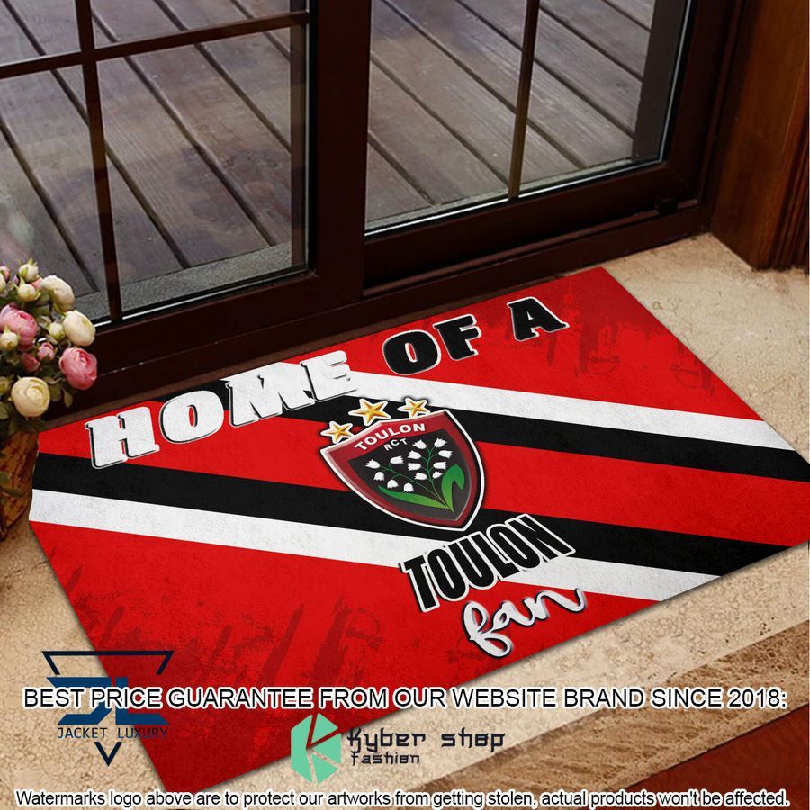 Home Of A RC Toulonnais Fan Doormat