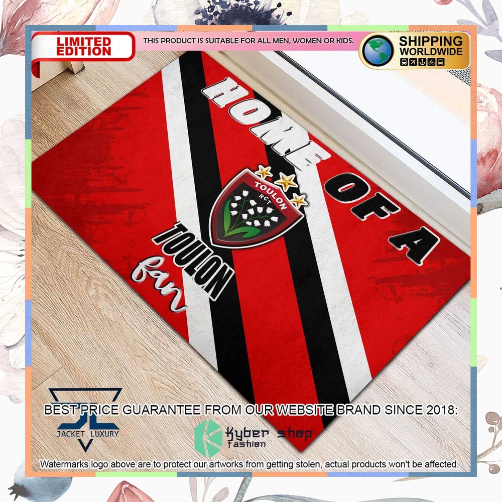 Home Of A RC Toulonnais Fan Doormat 5 Home Of A RC Toulonnais Fan Doormat word3