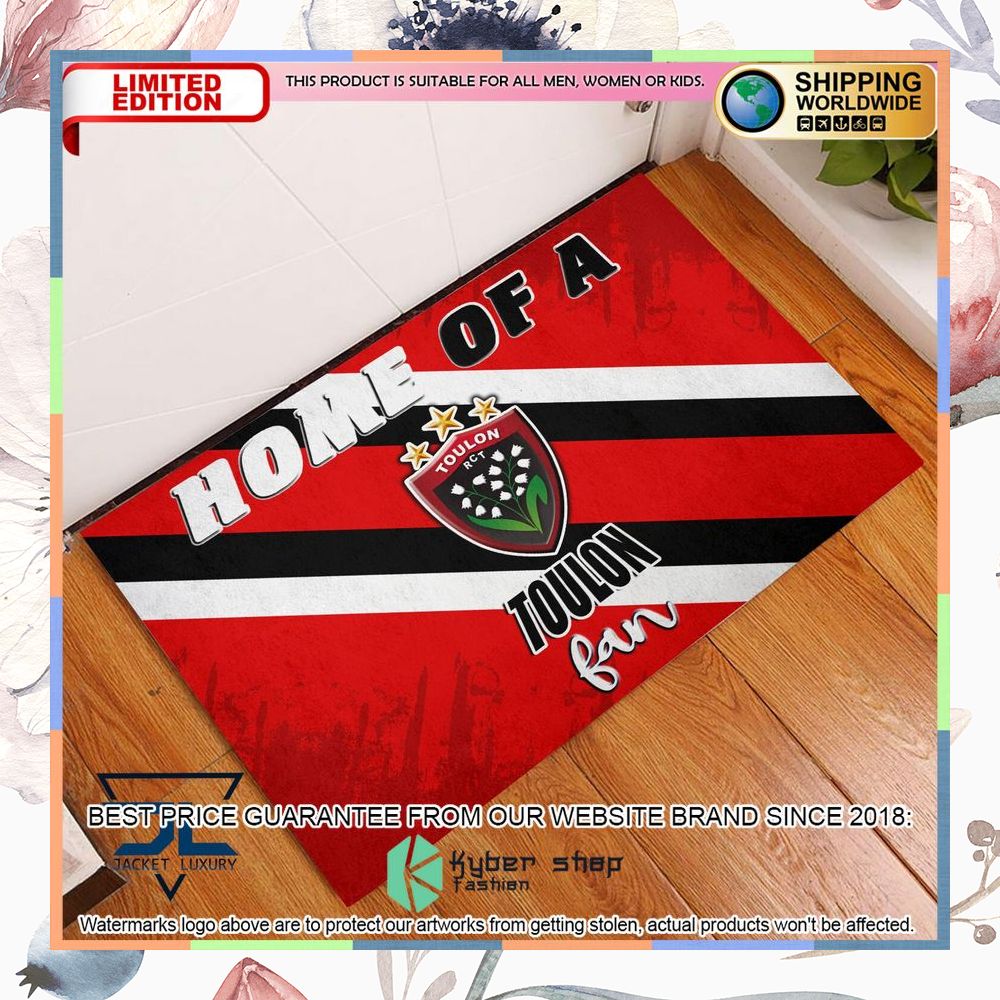 Home Of A RC Toulonnais Fan Doormat 6 Home Of A RC Toulonnais Fan Doormat word3