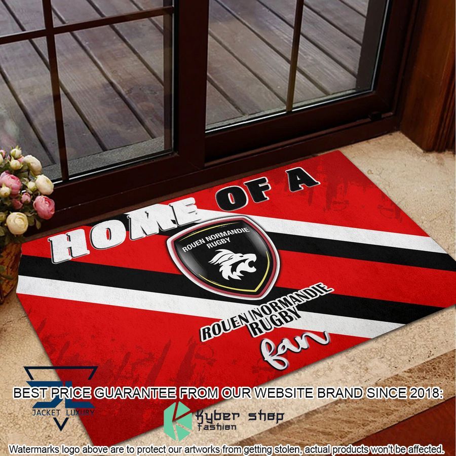 Home Of A Rouen Normandie Rugby Fan Doormat
