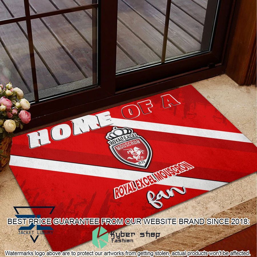 Home Of A Royal Excel Mouscron Fan Doormat