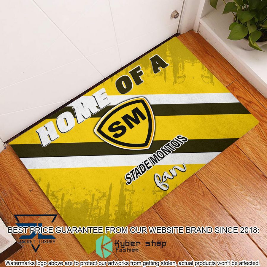 Home Of A Stade Montois Rugby Fan Doormat 3 Home Of A Stade Montois Rugby Fan Doormat word2