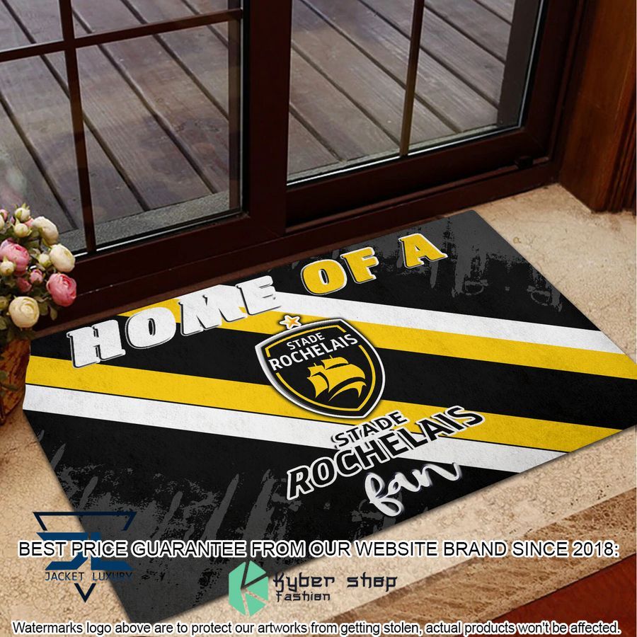 Home Of A Stade Rochelais Fan Doormat