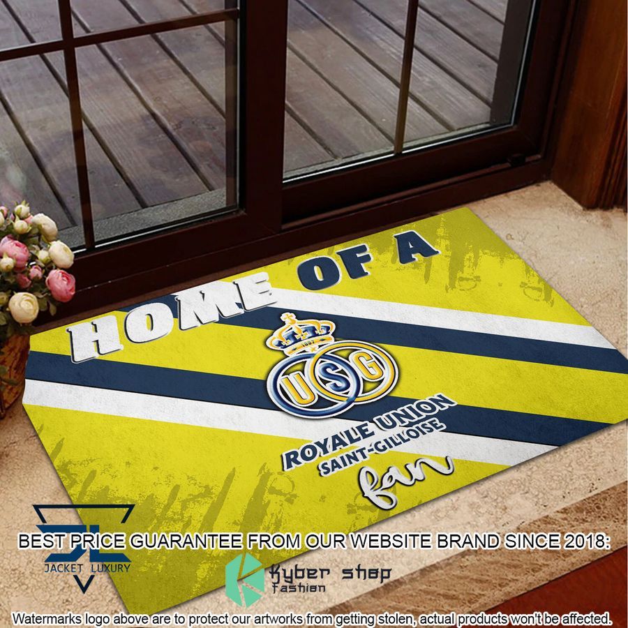 Home Of A Union Saint-Gilloise Fan Doormat