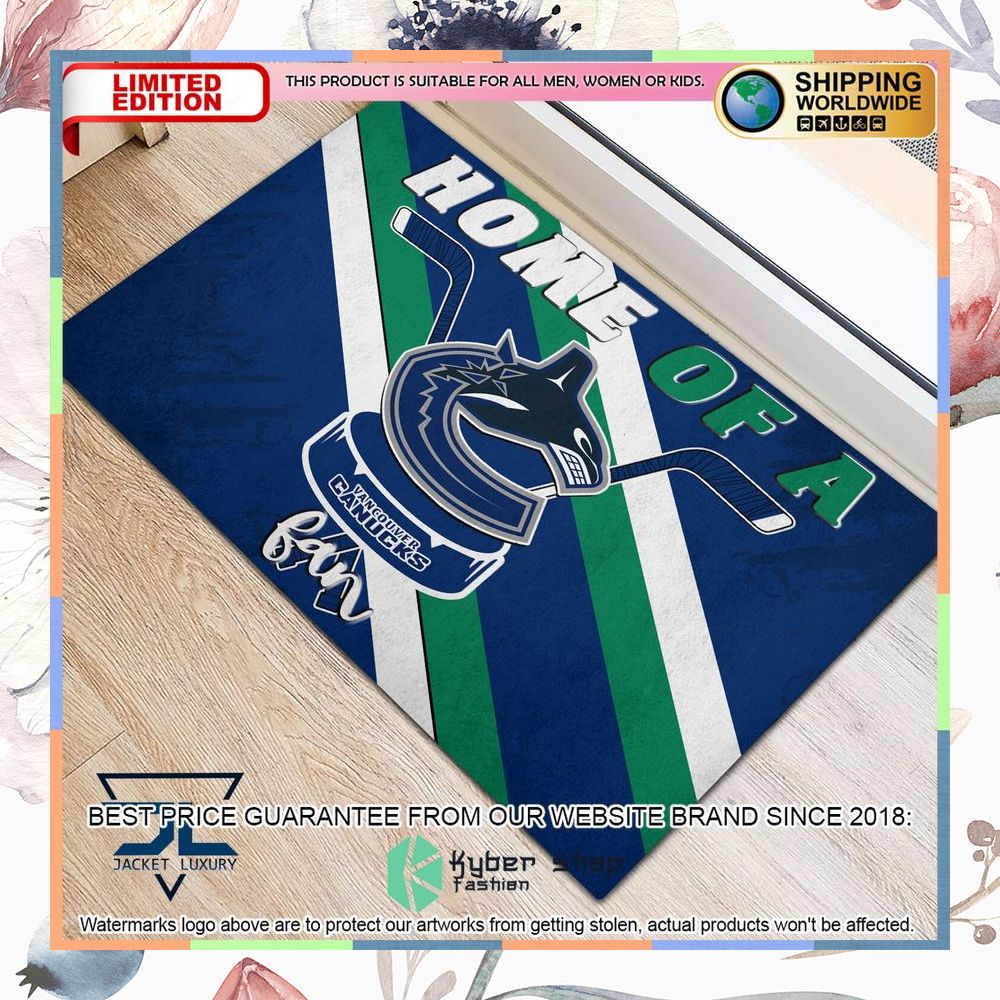 Home Of A Vancouver Canucks Fan Doormat 5 Home Of A Vancouver Canucks Fan Doormat word2