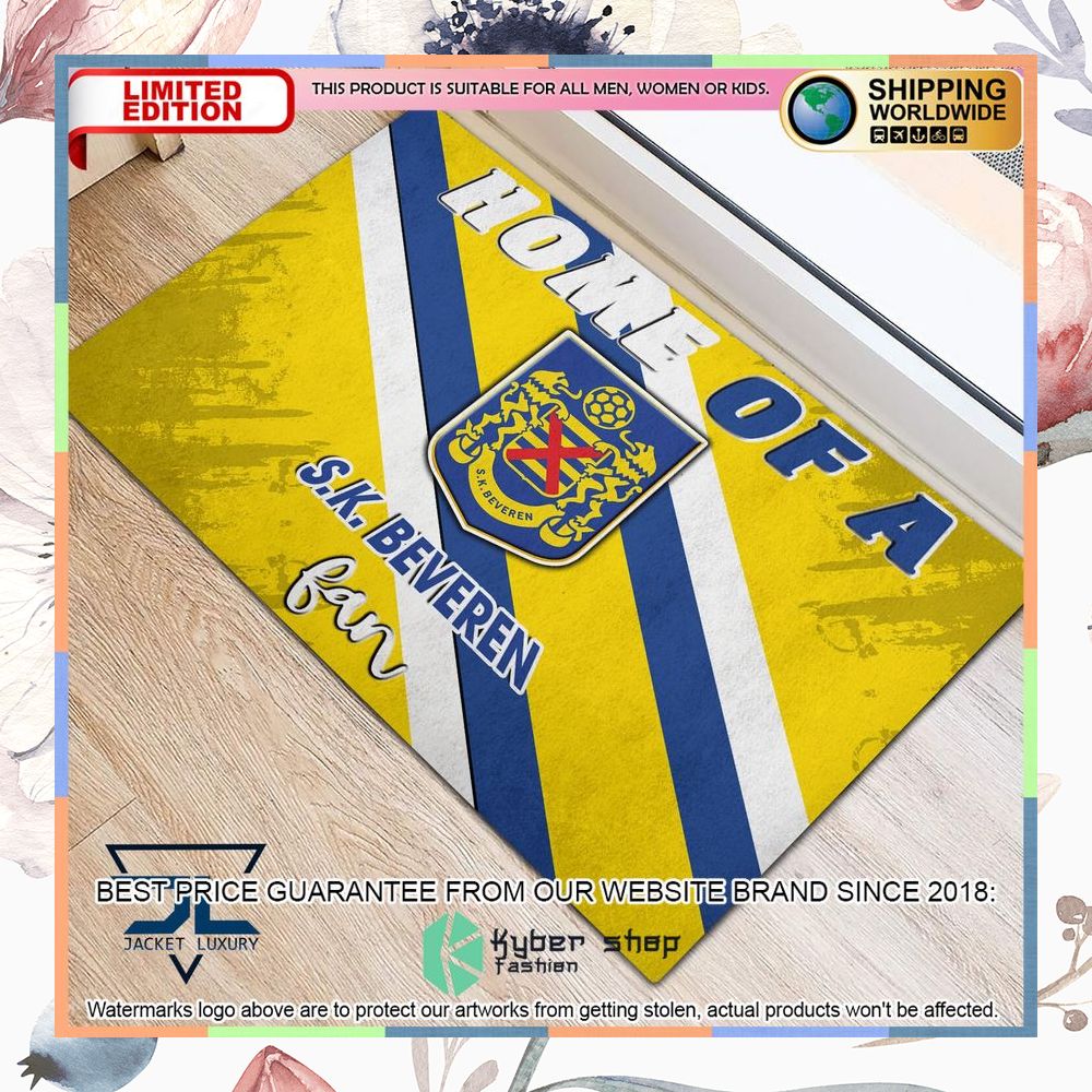 Home Of A Waasland-Beveren Fan Doormat 5 Home Of A Waasland-Beveren Fan Doormat word1