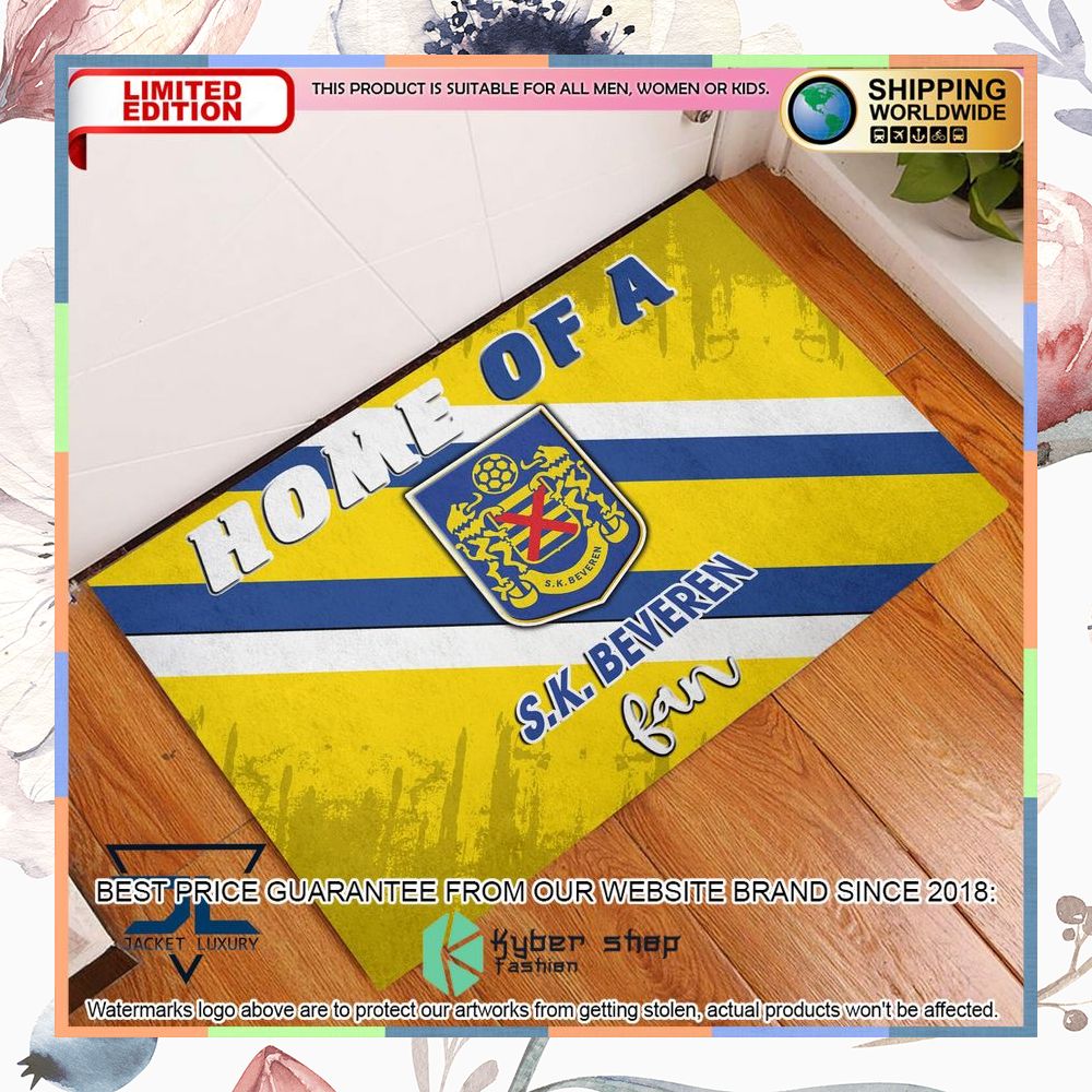 Home Of A Waasland-Beveren Fan Doormat 6 Home Of A Waasland-Beveren Fan Doormat word1
