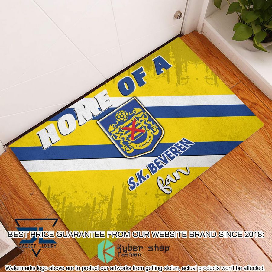 Home Of A Waasland-Beveren Fan Doormat 3 Home Of A Waasland-Beveren Fan Doormat word1