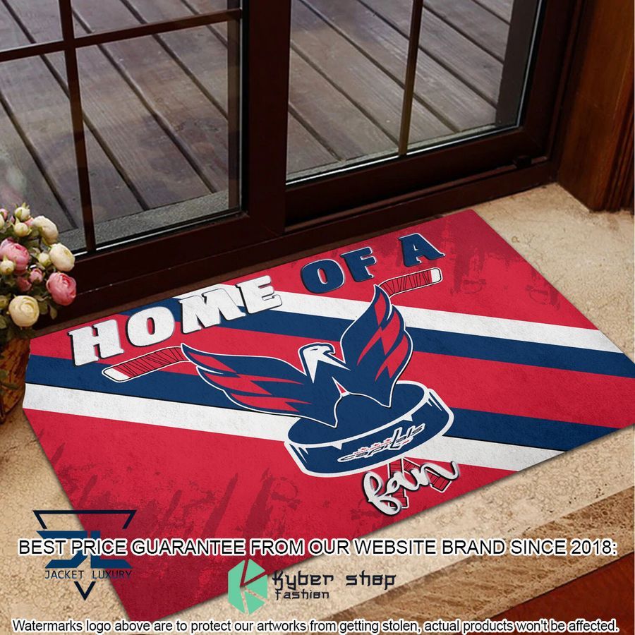 Home Of A Washington Capitals Fan Doormat