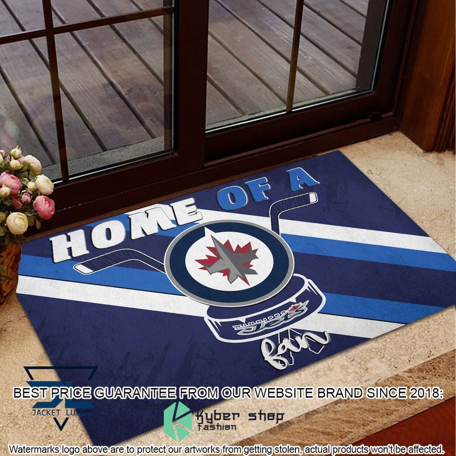 Home Of A Winnipeg Jets Fan Doormat