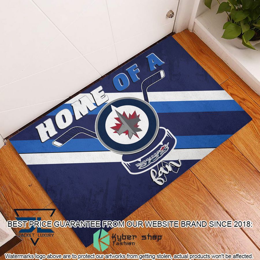 Home Of A Winnipeg Jets Fan Doormat 3 Home Of A Winnipeg Jets Fan Doormat word3