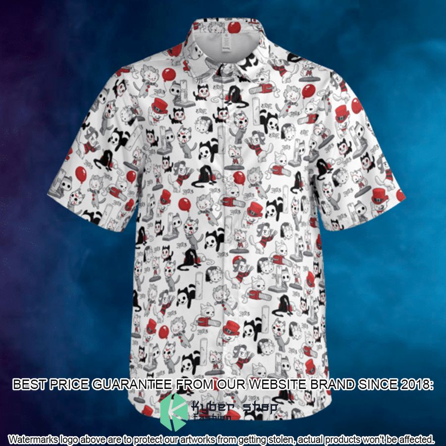 Horror Kitten Hawaiian Shirt 3 Horror Kitten Hawaiian Shirt word3