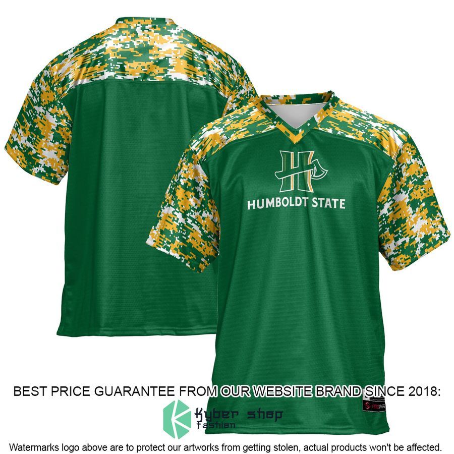 Humboldt State Jacks Green Football Jersey