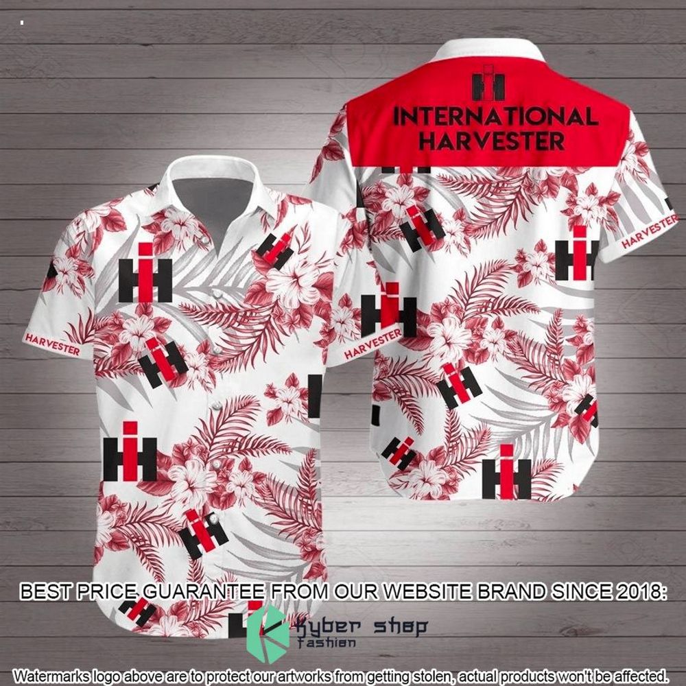International Harvester Hawaiian Shirt 2 International Harvester Hawaiian Shirt word2