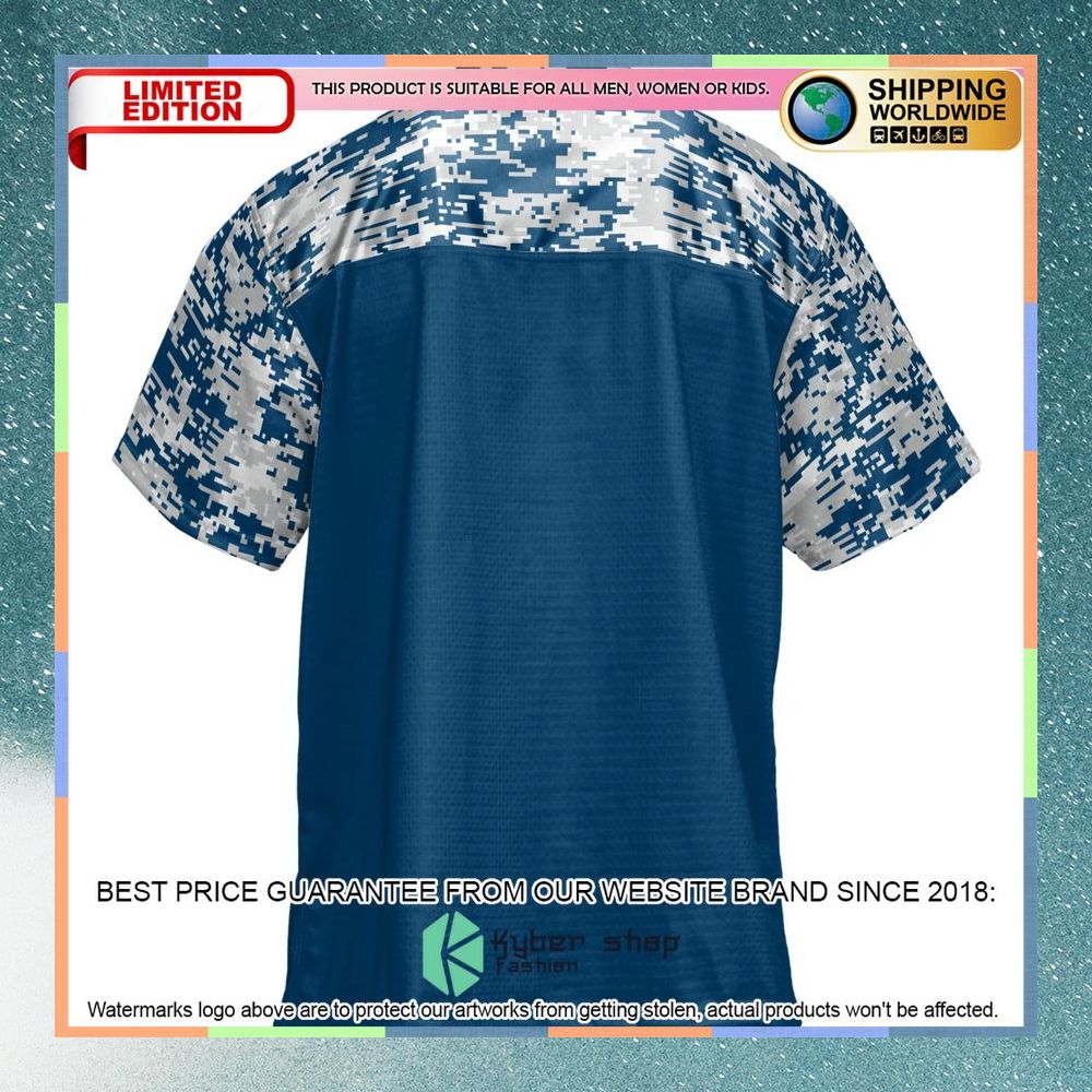 Ithaca College Bombers Blue Football Jersey 7 Ithaca College Bombers Blue Football Jersey word1
