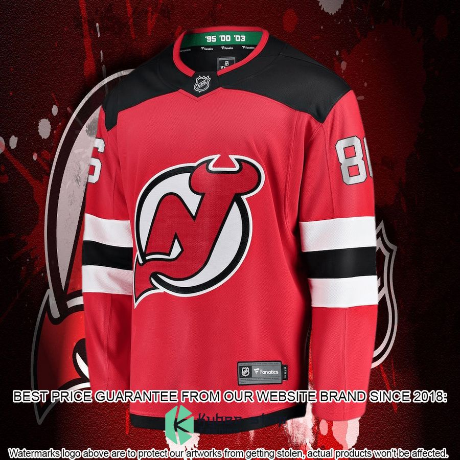 Jack Hughes New Jersey Devils Home Premier Breakaway Red Hockey Jersey 5 jack hughes new jersey devils home premier breakaway red hockey jersey 5 657