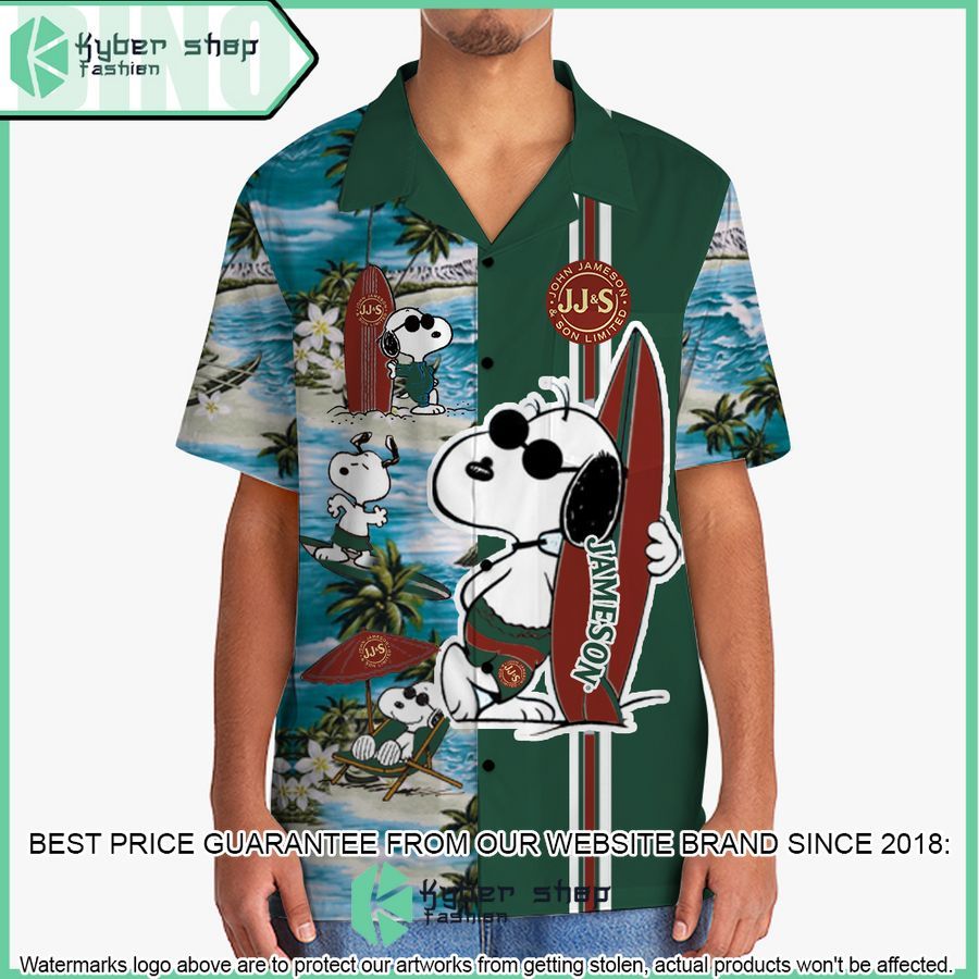 jameson snoopy hawaiian shirt and shorts 2 643