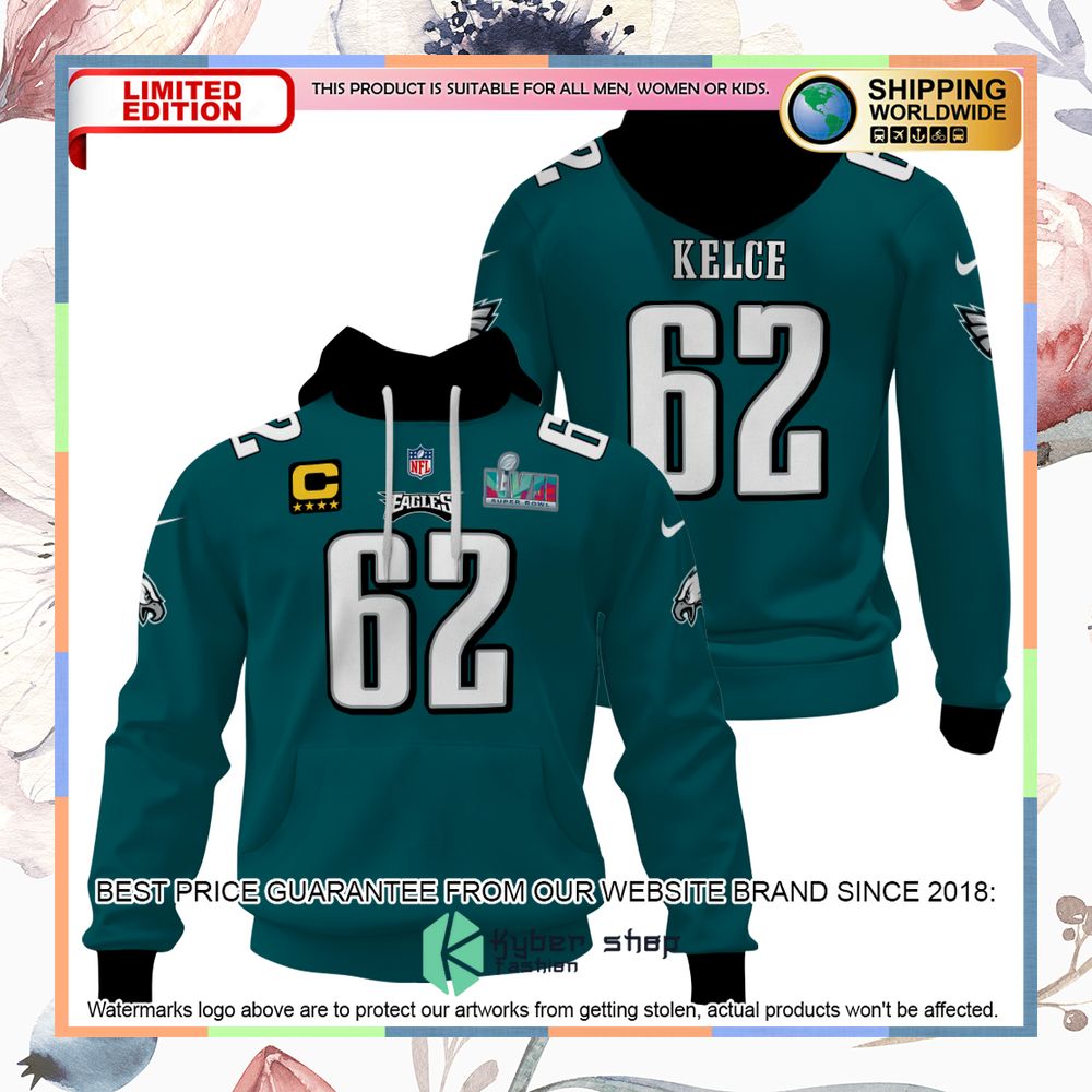 Jason Kelce 62 PhiLadelphia Eagle Super Bowl LVII 2023 Shirt, Hoodie 9 Jason Kelce 62 PhiLadelphia Eagle Super Bowl LVII 2023 Shirt, Hoodie word3
