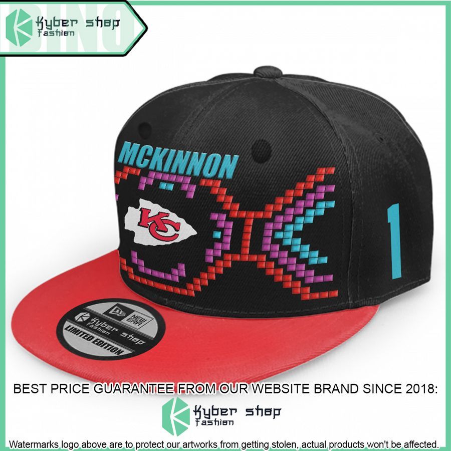 Jerick McKinnon 1 Kansas City Chiefs Super Bowl LVII Tarmac Cap 5 jerick mckinnon 1 kansas city chiefs super bowl lvii tarmac cap 5 105