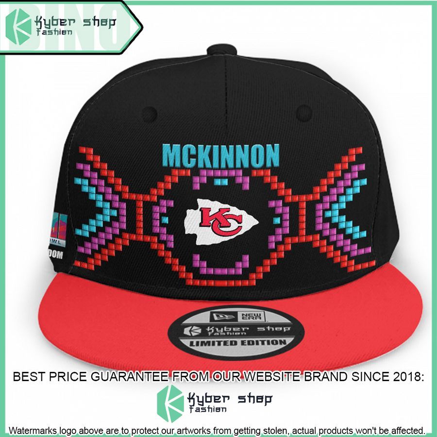 Jerick McKinnon 1 Kansas City Chiefs Super Bowl LVII Tarmac Cap 6 jerick mckinnon 1 kansas city chiefs super bowl lvii tarmac cap 6 332